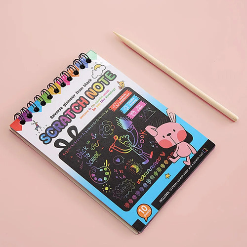 Cuaderno De Dibujo Creativo Para Niños, Set De 3 Unidades, C