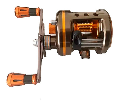 Reel Pesca Conolon Gs5000 - 9 Rulemanes Izquierdo Alta Gama Color Naranja oscuro