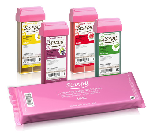 Kit De Ceras Españolas Depilatorias En Roll-on