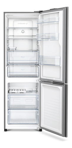 Geladeira Bb41pv1t Titânio 397l Frostfree Inverter Panasonic Cor Cinza-escuro
