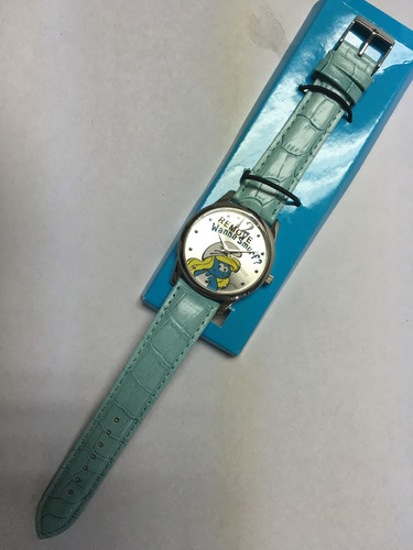 Reloj De Pulso Pitufina Pitufos Edición Especial 50 Aniversa