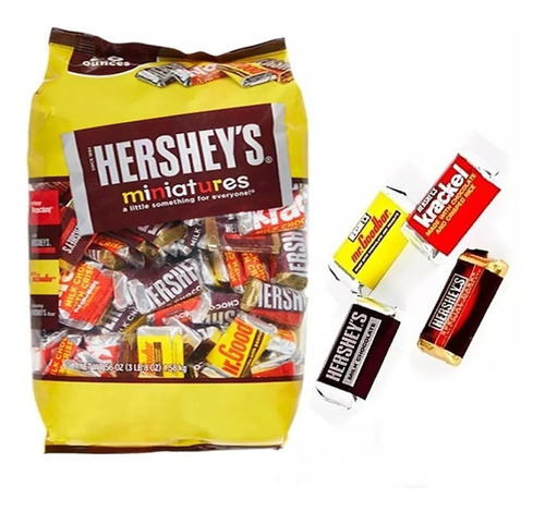 Chocolates Hersheys Miniaturas 180 Piezas 1.58k