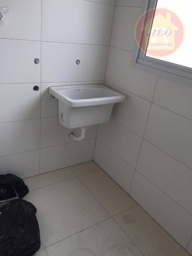Apartamento Com 3 Dormitórios À Venda, 86 M² Por R$ 480.000,00 - Vila Guilhermina - Praia Grande/sp - Ap4008