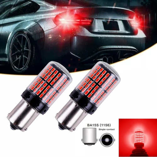 X2 Ampolleta Destellante Rojo 144led Luz Freno Estrobo Canbu