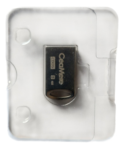 Pendrive Nano Ceamere 8gb Usb 2.0 Flash Usb Metalico Plateado Cdo5 Nano