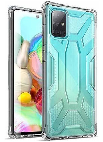 Funda Para Galaxy A71 4g Grado Militar Diseño Transparente