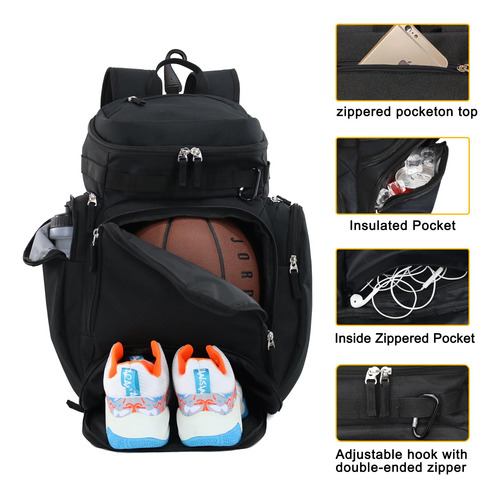 Mochila Deportiva Para Baloncesto Con Compartimentos