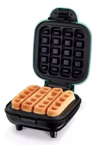 Mini Máquina De Waffle Quadrada Antiaderente Novidade 110v