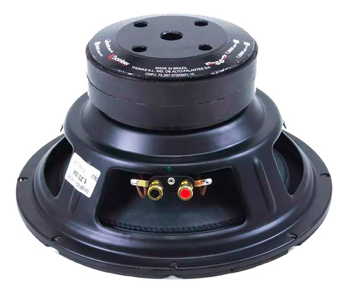 Alto Falnt Bomber Subwoofer Swbp 12 Polegadas 800w 4 Ohms Cor Pretro/vermelho