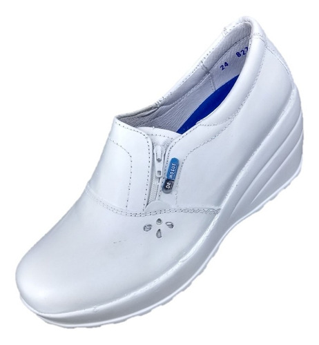 Zapatos Blancos Alto Confort Chef Nurse Dr House 8274 Novia
