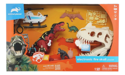 Set Dinosaurios Animal Planet Con Luces Y Sonidos