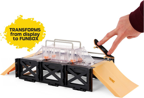 Tech Deck, Play And Display Juego De Rampa Transformadora Y