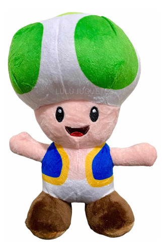 Peluche Toad Hongo Mario Bros Luigi Nintendo Importado