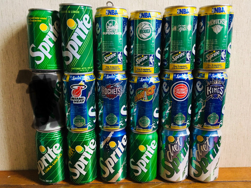 Lote 17 Latas Sprite Venez Francia Singapur Bras Arg