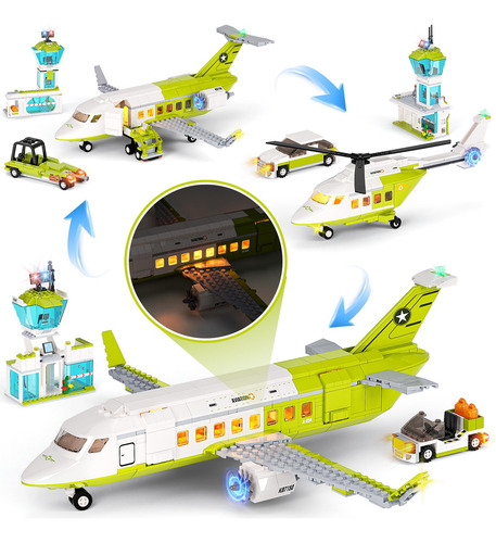 Juegos De Construcción Aviones De Pasajeros Ciudad 3 En 1 0 Versión Del Personaje