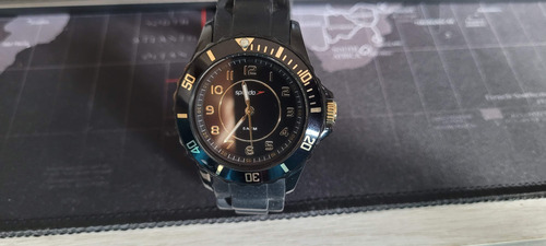 Relógio Speedo 40mm Preto E Dourado Preto Preto Dourado-escuro (Usado)