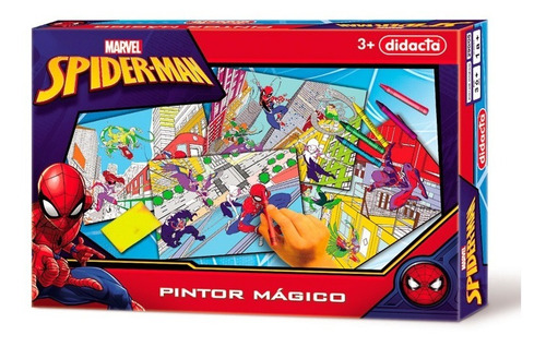 Juego Pintor Mágico Spiderman Didacta - Vamos A Jugar