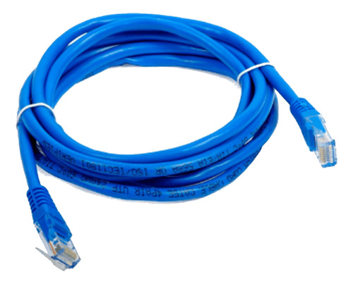 Patch Cord Cat6 Azul 7ft 2mts Qnet