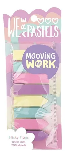 comprar 1x Banderita Señalador Marcapágina Pastel X200 Mooving