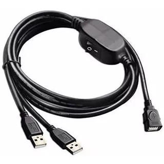 Usb Divisor 2 0 Usb Uno Y Cable Macho A Dual Hub Adapta...