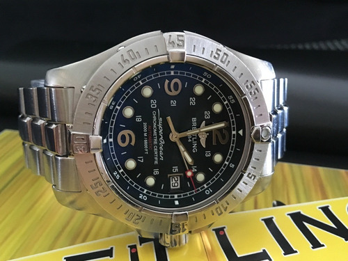 Breitling Automático 44mm Mergulho 2000m Novíssimo Lindo