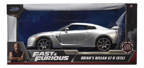 Fast And Furious  Brian's Nissan Gt-r R-35 #2 1:24 Jada