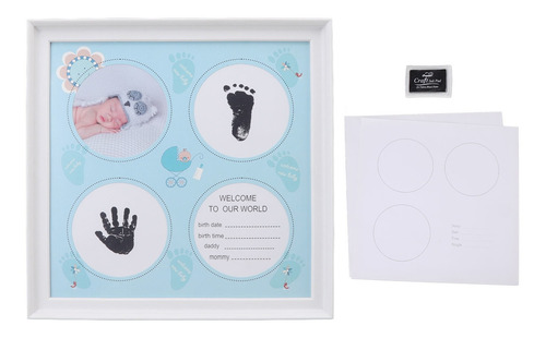 Kit De Huellas De Manos Baby Print Frames Para Niños Recién