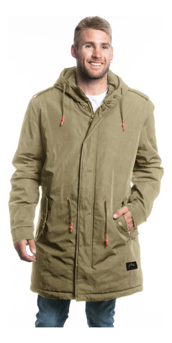 Campera Rusty Broadcast Parka Importada Hombre Impermeable