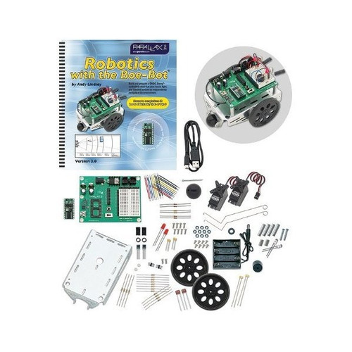 Parallax-28832 Programable Robot Boe-bot Kit - Versión Usb (