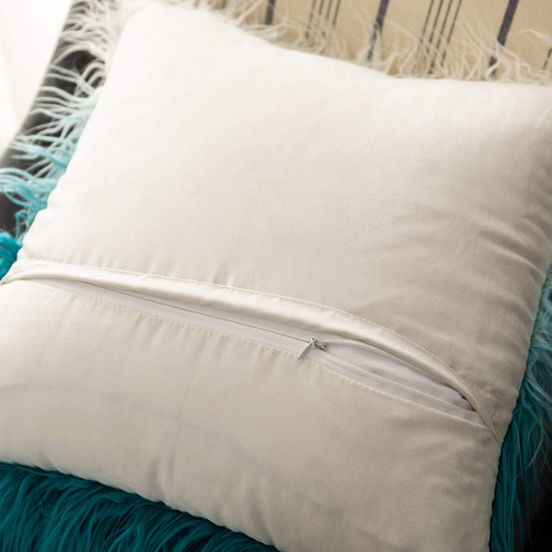 Fundas De Almohada Kevin Textile De Piel Sintética, 2 Unidad