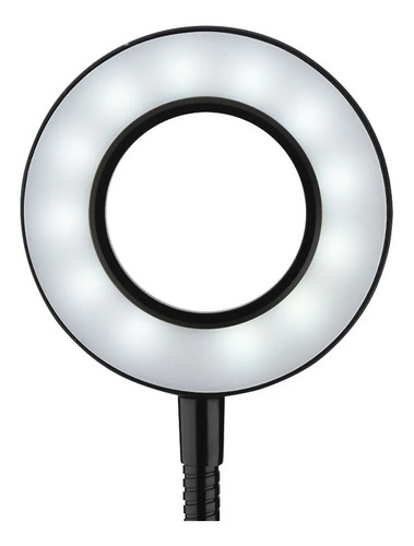 Ring Light De Mesa Iluminador Led Com Suporte Celular