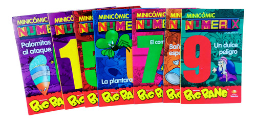 Mini Cómics De La Colección Numerix De La Revista Big Bang (Usado)