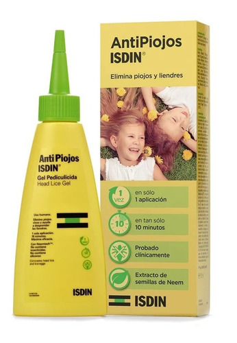 Isdin Antipiojos Gel Pediculicida ( Elimina Piojos ) C/100ml