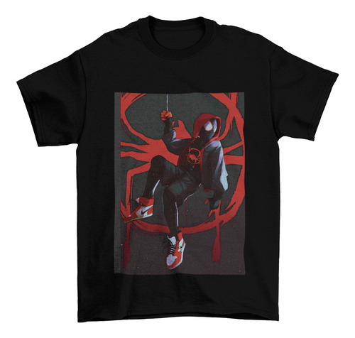 Playeras  Spiderman Miles Morales Multiverse Marvel Comics