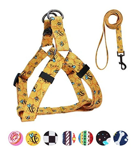 Qqpets Juego De Correas Para Arnes Para Perros, Arneses Aju