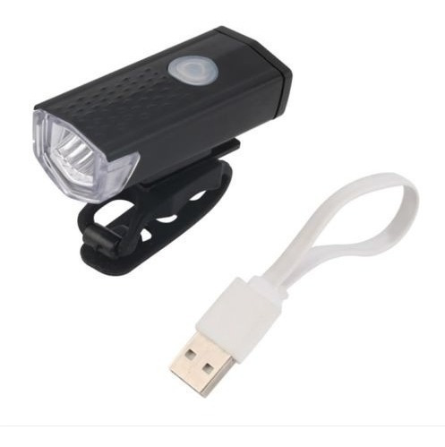 Farol Bike Led Bicicleta Dianteira Traseira- Recarregável