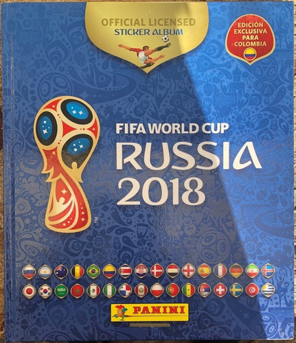 Album De Laminas Mundial Rusia 2018 Lleno Panini Pasta Dura