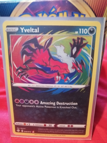 Pokémon Yvetal 046/072 Shining 