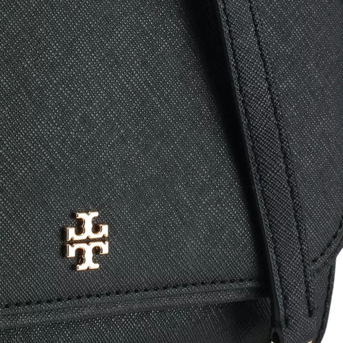 Bolsa Tory Burch Emerson Chain Wallet Bag Black Negro