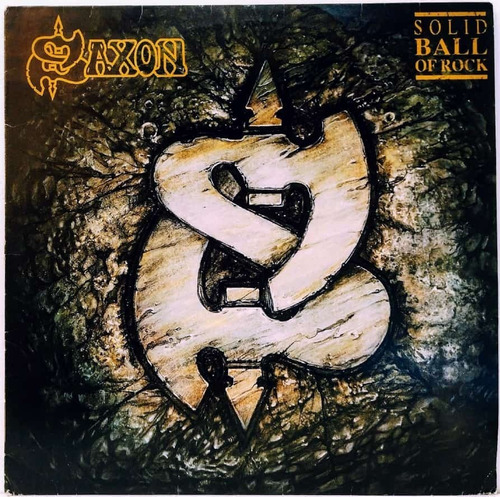 Saxon Solid Ball Of Rock - Lp Disco De Vinil