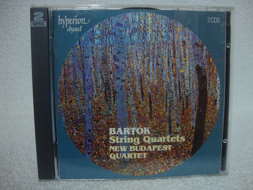 Cd Duplo New Budapest Quartet- Bartók- String Quartets