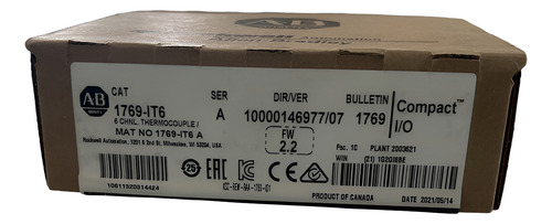 1769-it6 Modulo De Entrada De Termopar Allen Bradley