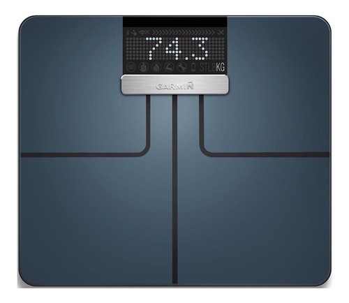Imagem 1 de 2 de Balança corporal digital Garmin Index preta, até 181.4 kg