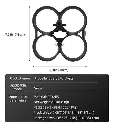 Anel De Proteção De Hélice Para Drones Dji Avata