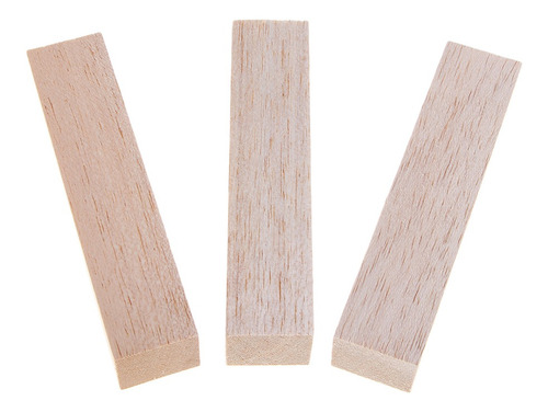 2x3 / 5 Piezas Bloques De Madera De Balsa Diy Modelado