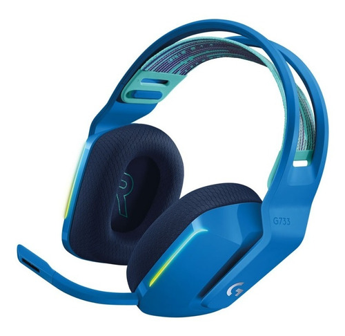 Headset Logitech Gamer G733 Inalambrico Lightspeed Blue 