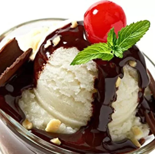 1 Kg Cobertura Turin Dolcezza Helado Y Fuente De Chocolate