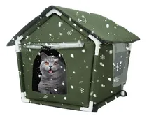 Comprar Casa Para Gatos Exterior, Refugio Aislado Para Gatos, Modelo