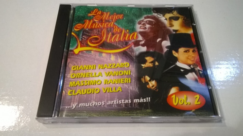 La Mejor Música De Italia Vol. 2, Varios Cd 1997 Nacional Nm
