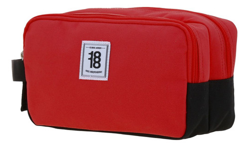 Lapicera Estuche Chenson 1818 Wynn Juvenil Color Rojo Doble Lisa